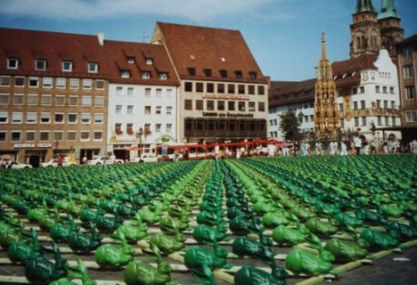 der schne Brunnen am Hauptmarkt in Nrnberg